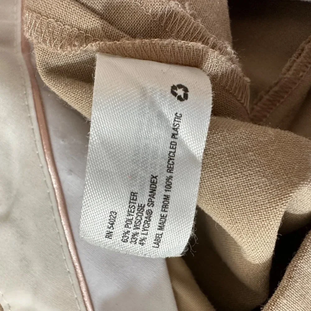 GAP True Straight Tan Dress Pant 00‎